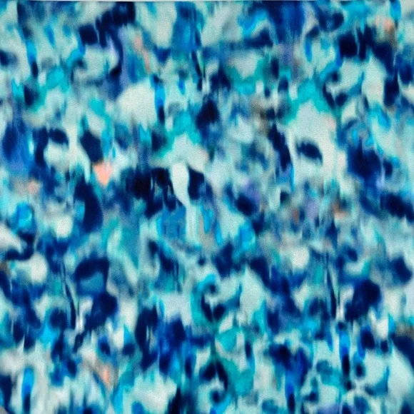 🆕 NWOT Athleta High Waist Swim Bottom Bikini Dark Lapis Blue Print Size Medium - Picture 8 of 14